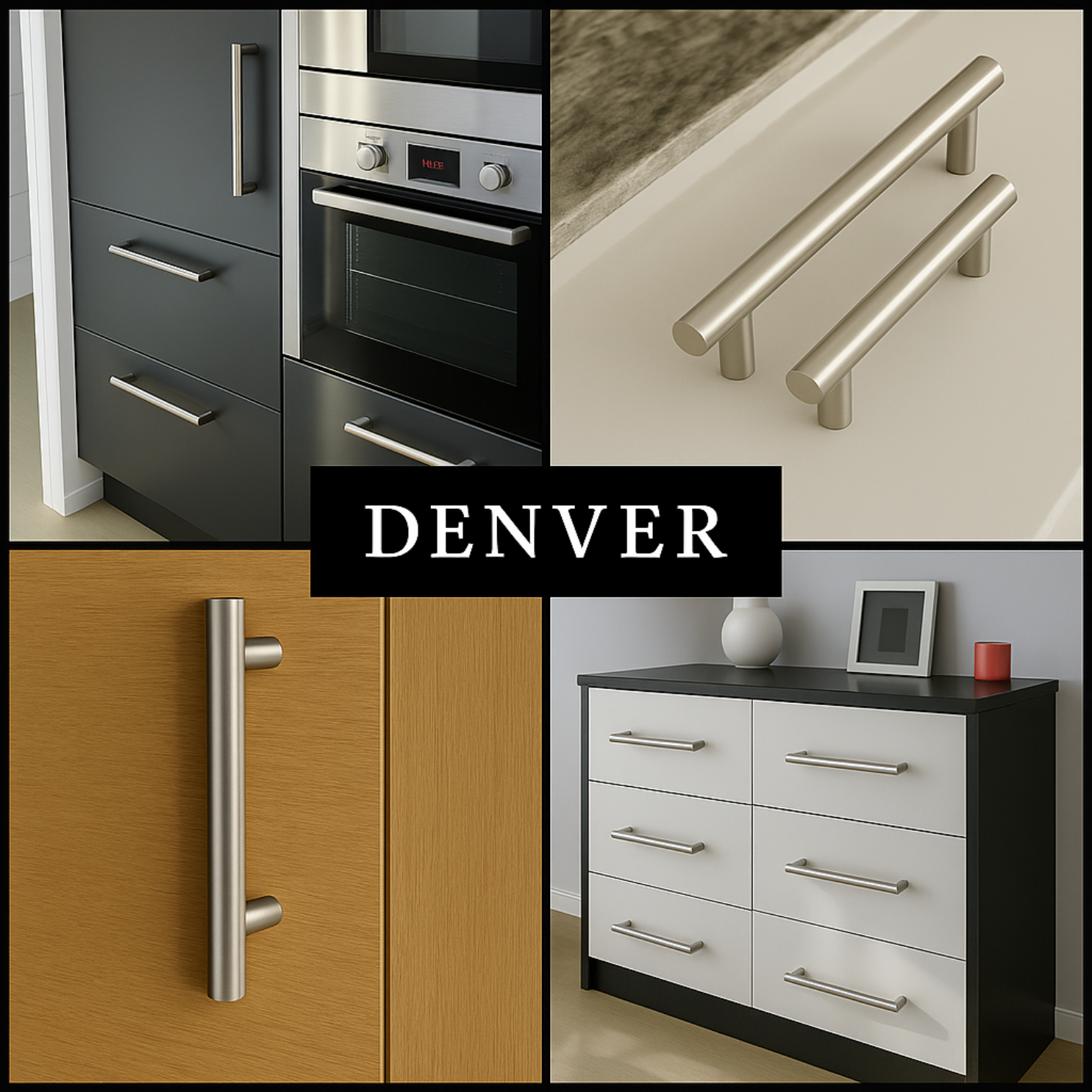 Handgreep Denver 160 mm RVS