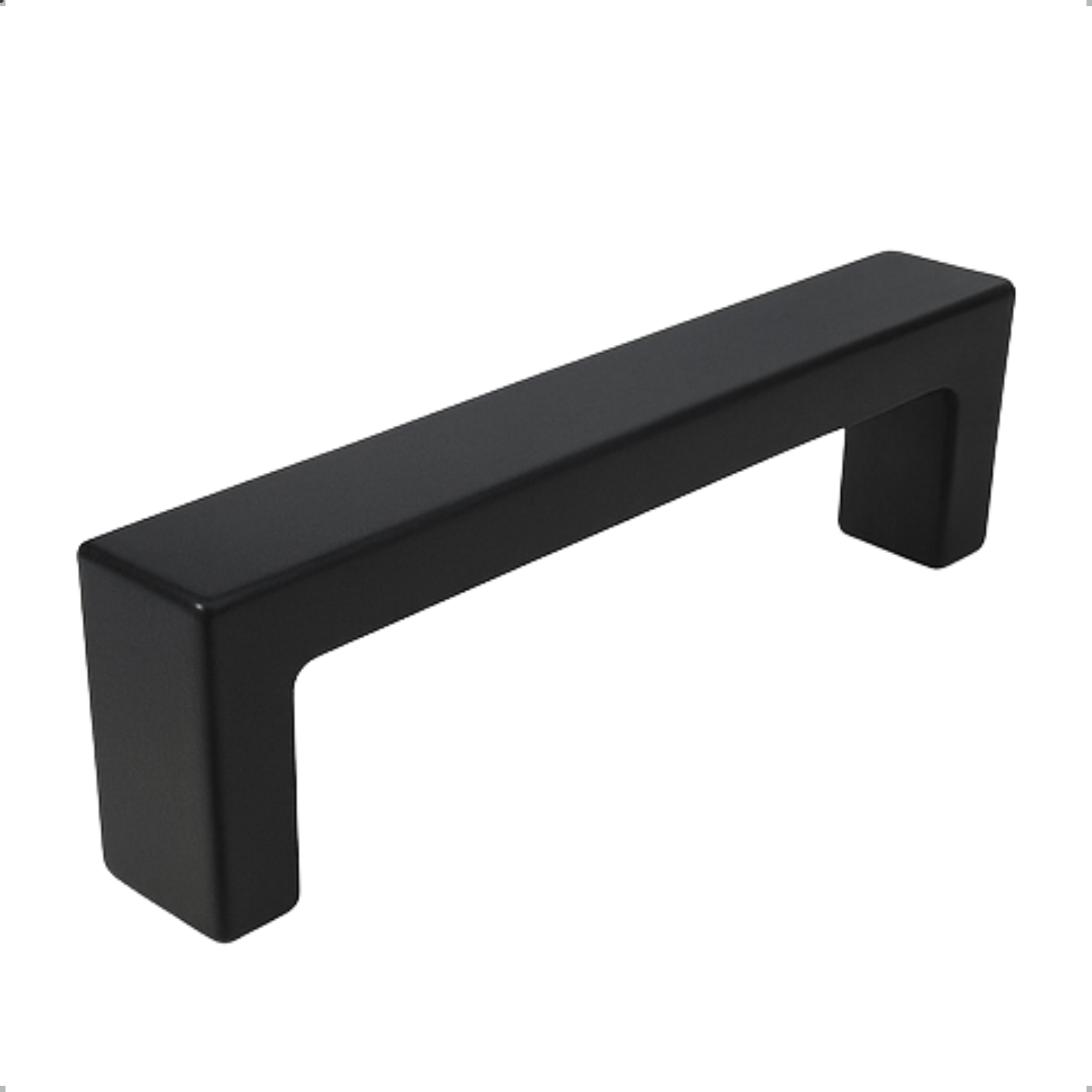 Handgreep Atlanta 128 mm RVS Zwart