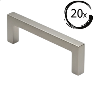 20X Handgreep Dallas 96 mm RVS