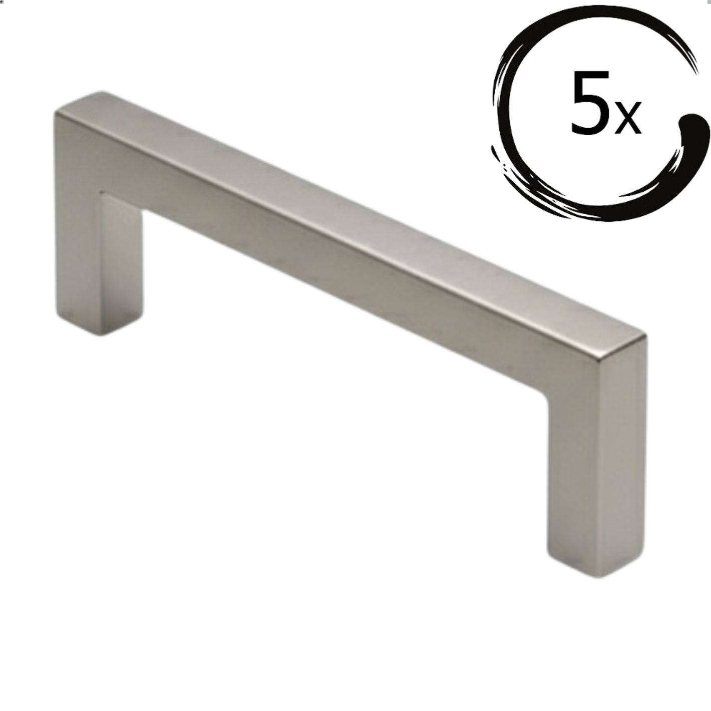 5X Handgreep Dallas 224 mm RVS