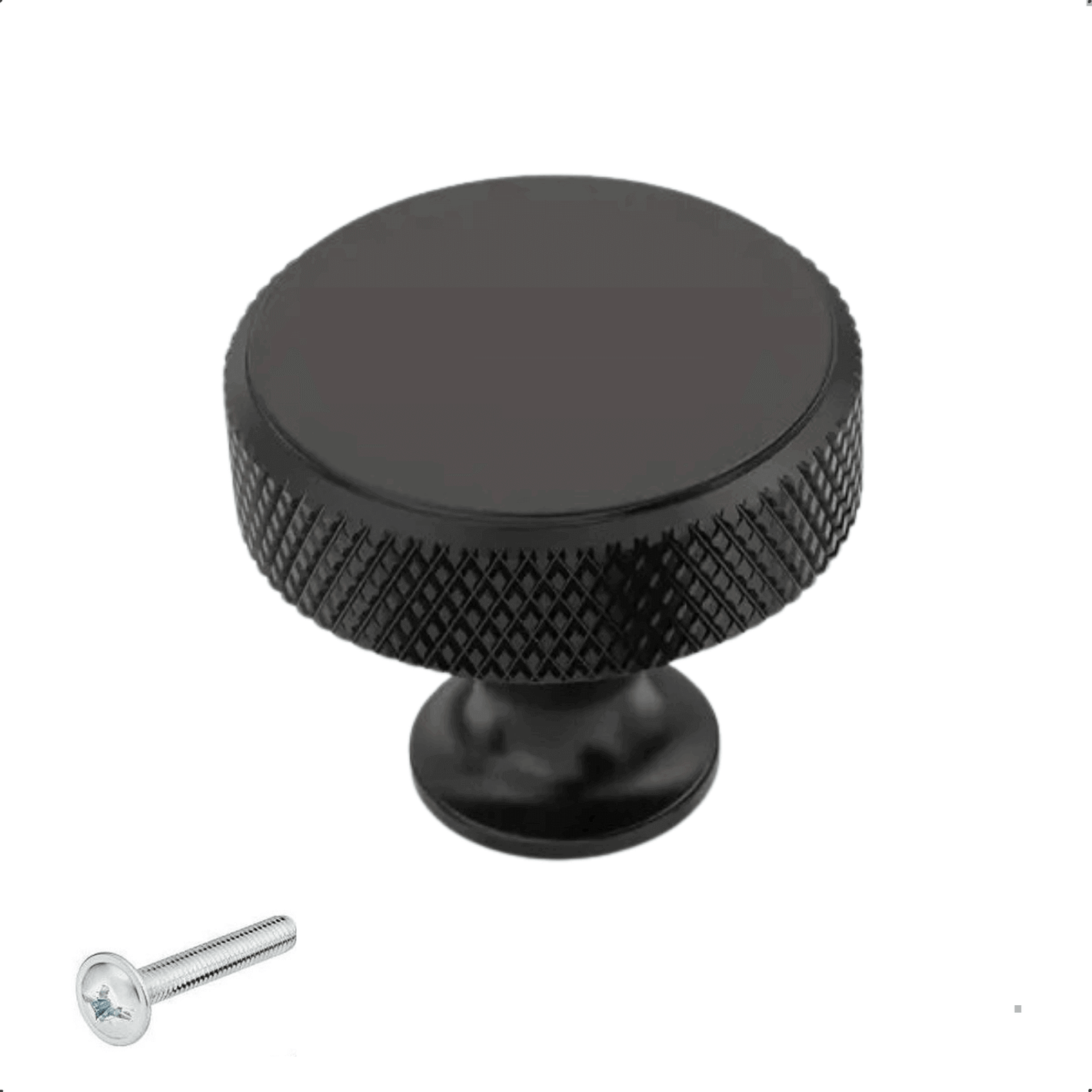 Deurknop Lowell 30 mm Zwart