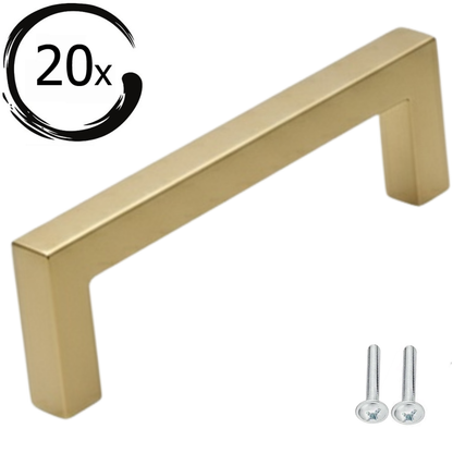 20X Dallas Handle 160 mm Stainless Steel Gold