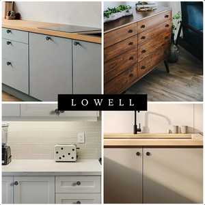 Deurknop Lowell 30 mm Zwart