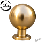 10X Deurknop 24mm Goud – Madison - BY MJM - GMJ70-10