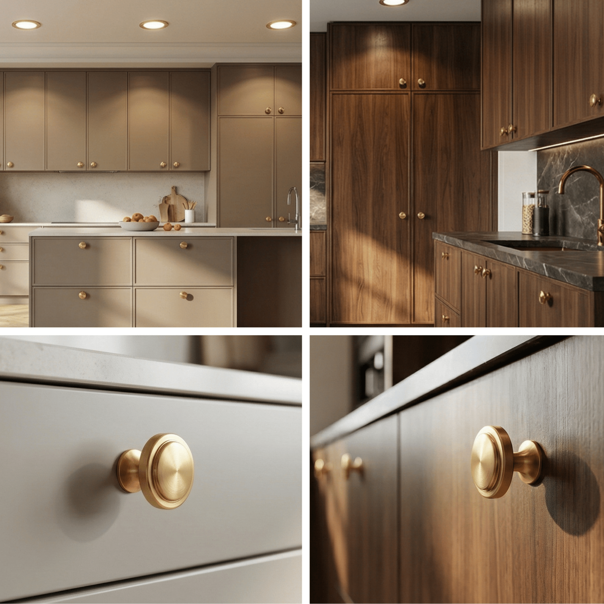 10X Deurknop 32mm Goud – Memphis - BY MJM - GMJ49-10