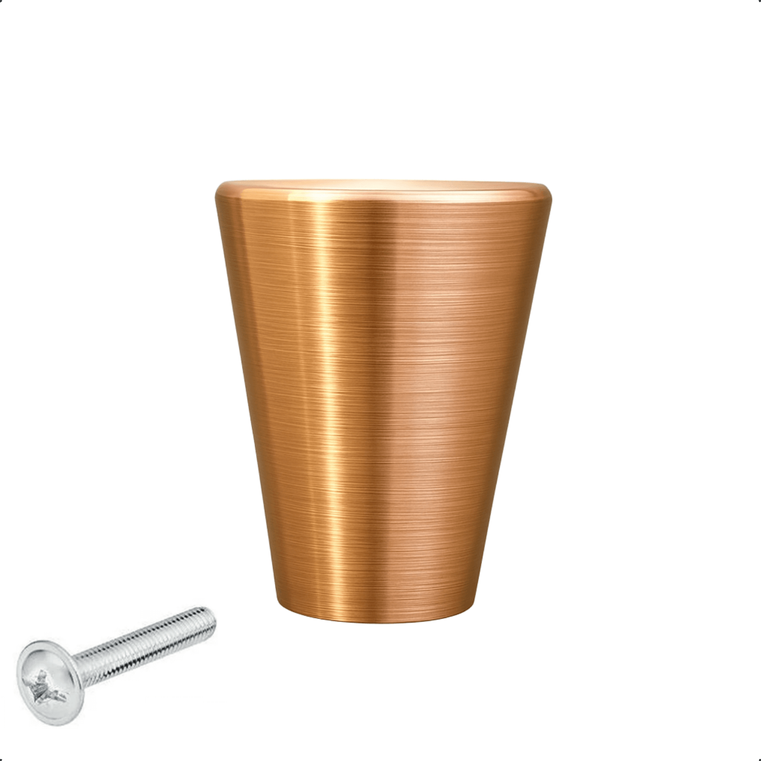 10X Deurknop / Meubelknop Akron Goud - BY MJM - GMJ71-10