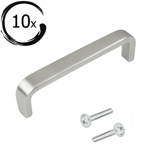 10X Handgreep 128mm RVS – Tampa - BY MJM - GMJ19-10