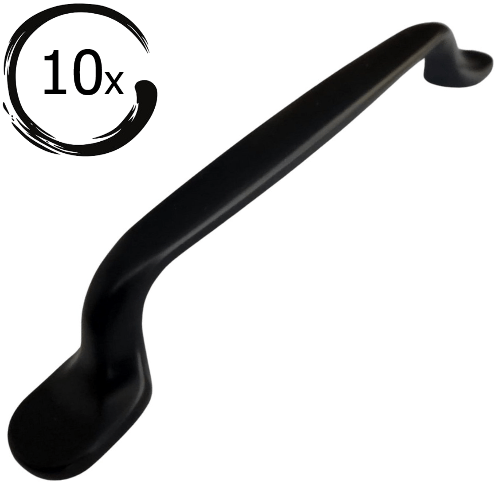 10X Handgreep 128mm Zwart – Amarillo - BY MJM - GMJ44`-10