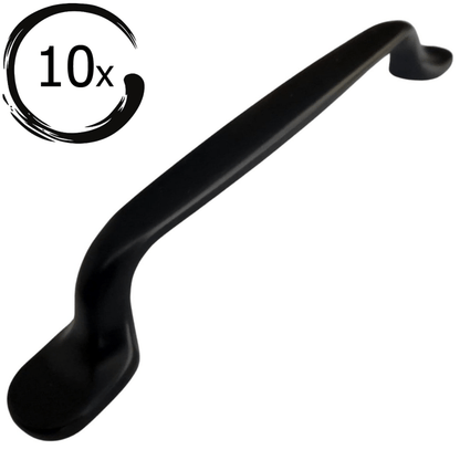 10X Handgreep 128mm Zwart – Amarillo - BY MJM - GMJ44`-10