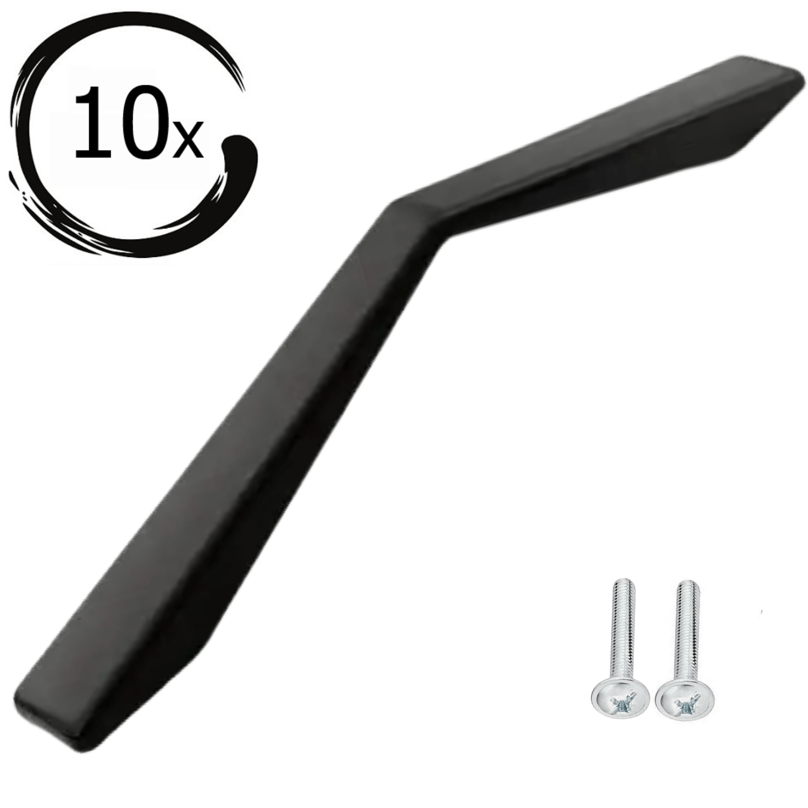 10X Handgreep 128mm Zwart – Ocean - BY MJM - GMJ119-10