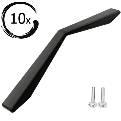 10X Handgreep 128mm Zwart – Ocean - BY MJM - GMJ119-10