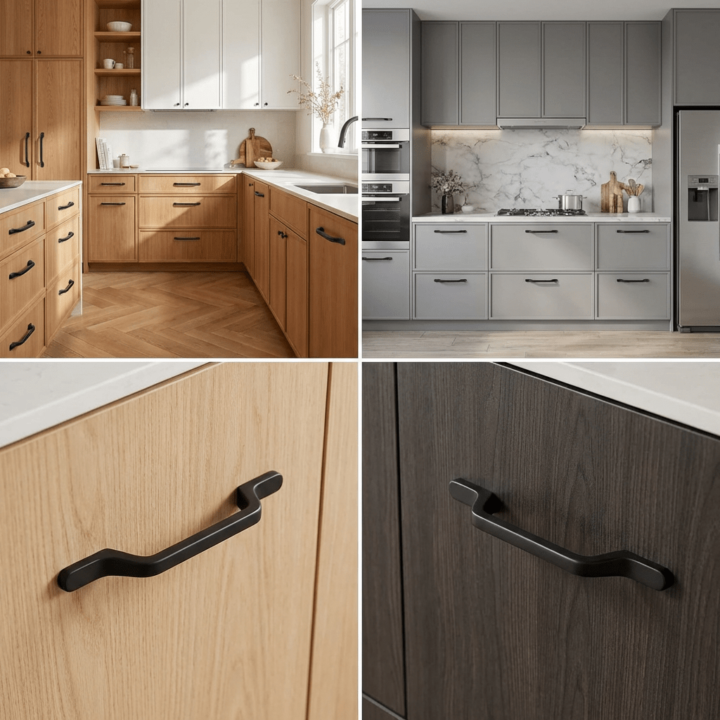 10X Handgreep 128mm Zwart – Orlando - BY MJM - GMJ40-10