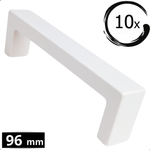 10X Handgreep 96mm RVS Wit – Atlanta - BY MJM - GMJ64-10