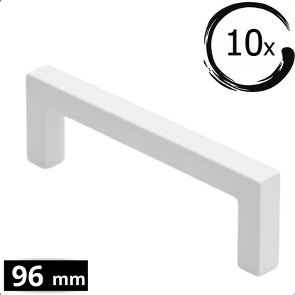 10X Handgreep 96mm RVS Wit – Dallas - BY MJM - GMJ59-10