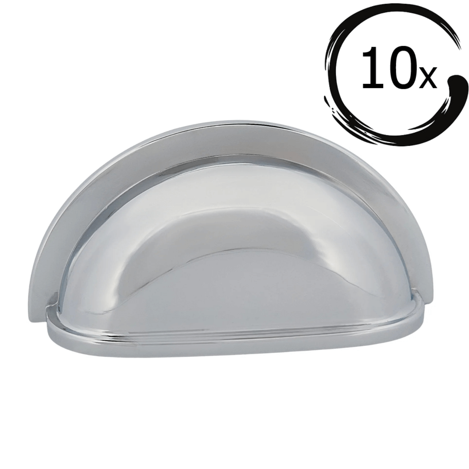 10X Komgreep 76mm Chroom – Columbia - BY MJM - GMJ81-10