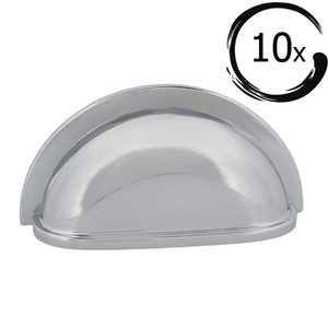 10X Komgreep 76mm Chroom – Columbia - BY MJM - GMJ81-10