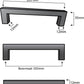 Handgreep Dallas 192 mm RVS Zwart