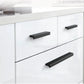Handgreep Reno 160 mm Aluminium Zwart