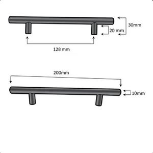 Handgreep Denver 128 mm RVS Goud