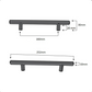 Handgreep Denver 160 mm RVS
