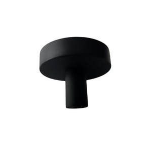 Deurknop Circle 40 mm Knop Rond Zwart