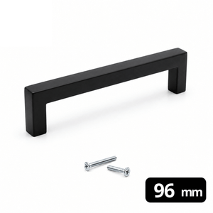 Handgreep 96mm RVS Zwart – Dallas
