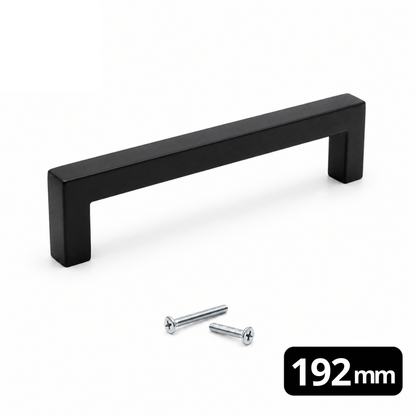 Handgreep 192mm RVS Zwart – Dallas