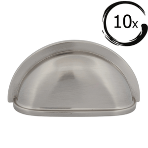 10X Komgreep Columbia 76 mm Geborsteld Nikkel