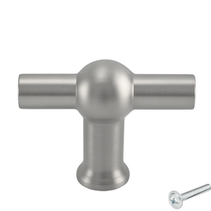 10X Deurknop Kansas 48 mm RVS