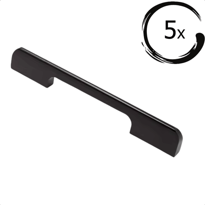 5X Handgreep Seattle 128 / 160  mm Aluminium Zwart