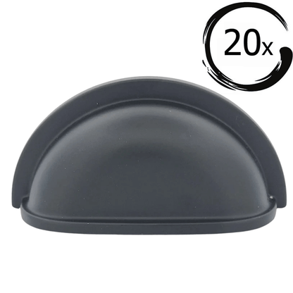 Details bekijken voor 20X Komgreep Columbia 76 mm Zwart 20X Komgreep Columbia 76 mm Zwart