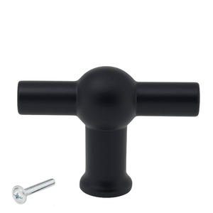 Door knob Kansas 48 mm Black