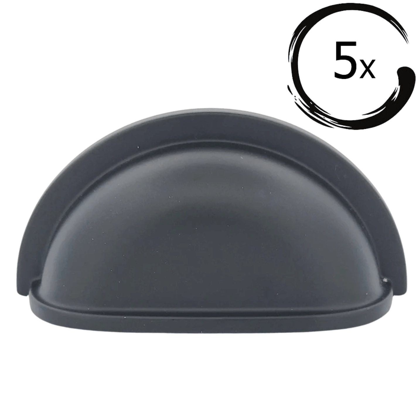 5X Komgreep Columbia 76 mm Zwart