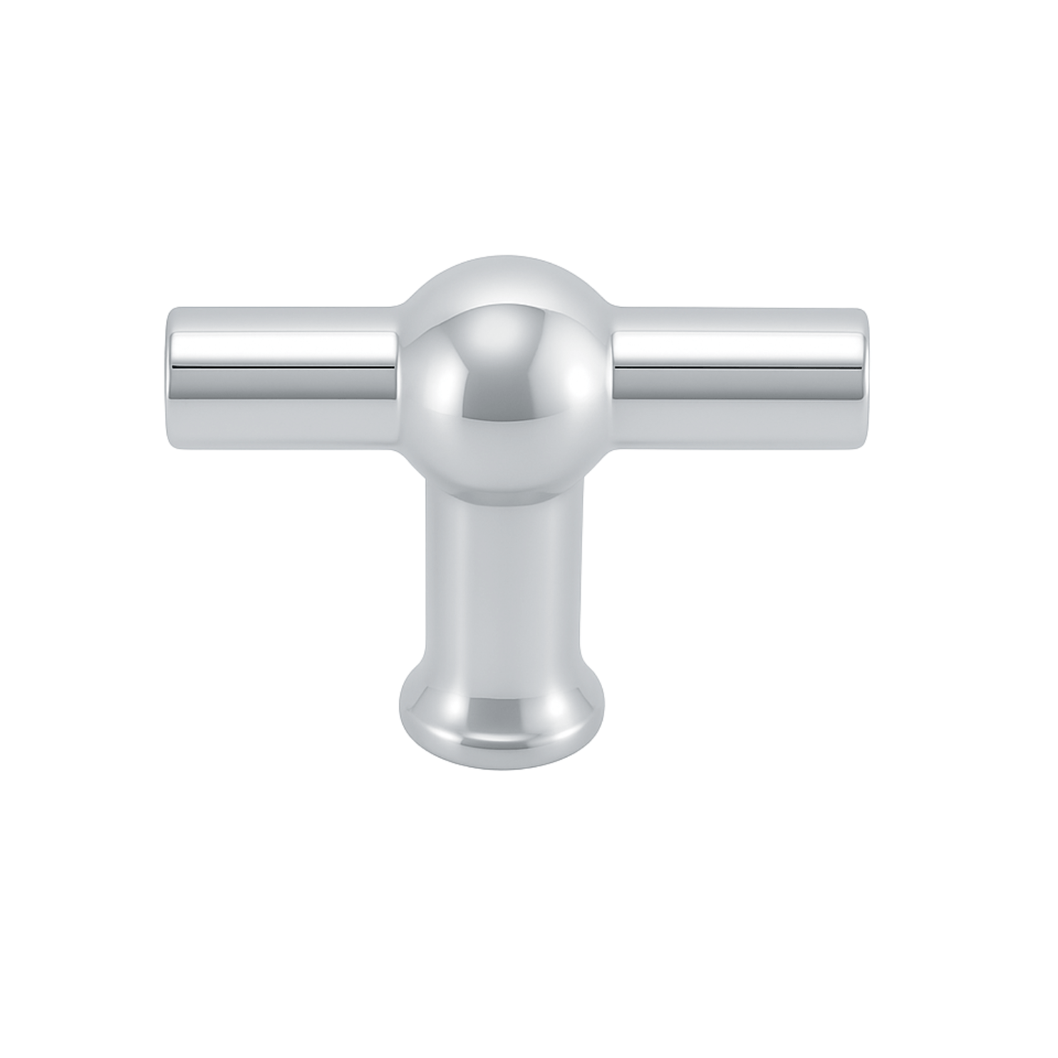 20X Deurknop 48mm Chroom – Kansas T - greep - BY MJM - GMJ54-20