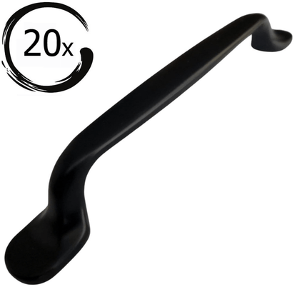 20X Handgreep 128mm Zwart – Amarillo - BY MJM - GMJ44-20