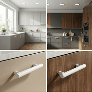 20X Handgreep 160mm RVS Wit – Denver - BY MJM - GMJ57-20