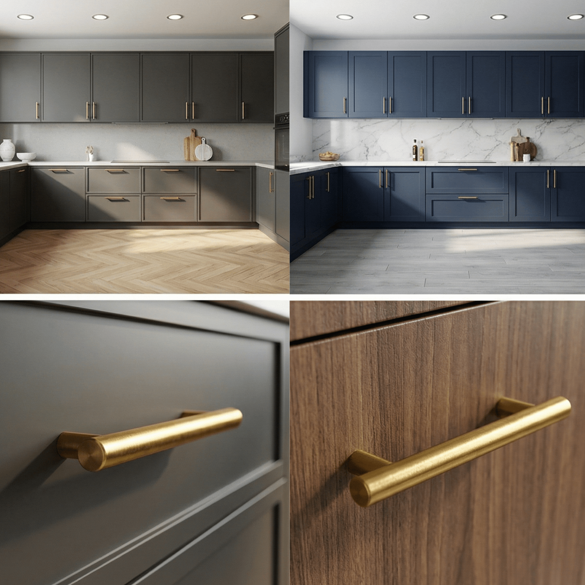 20X Handgreep 96mm RVS Goud – Denver - BY MJM - GMJ112-20