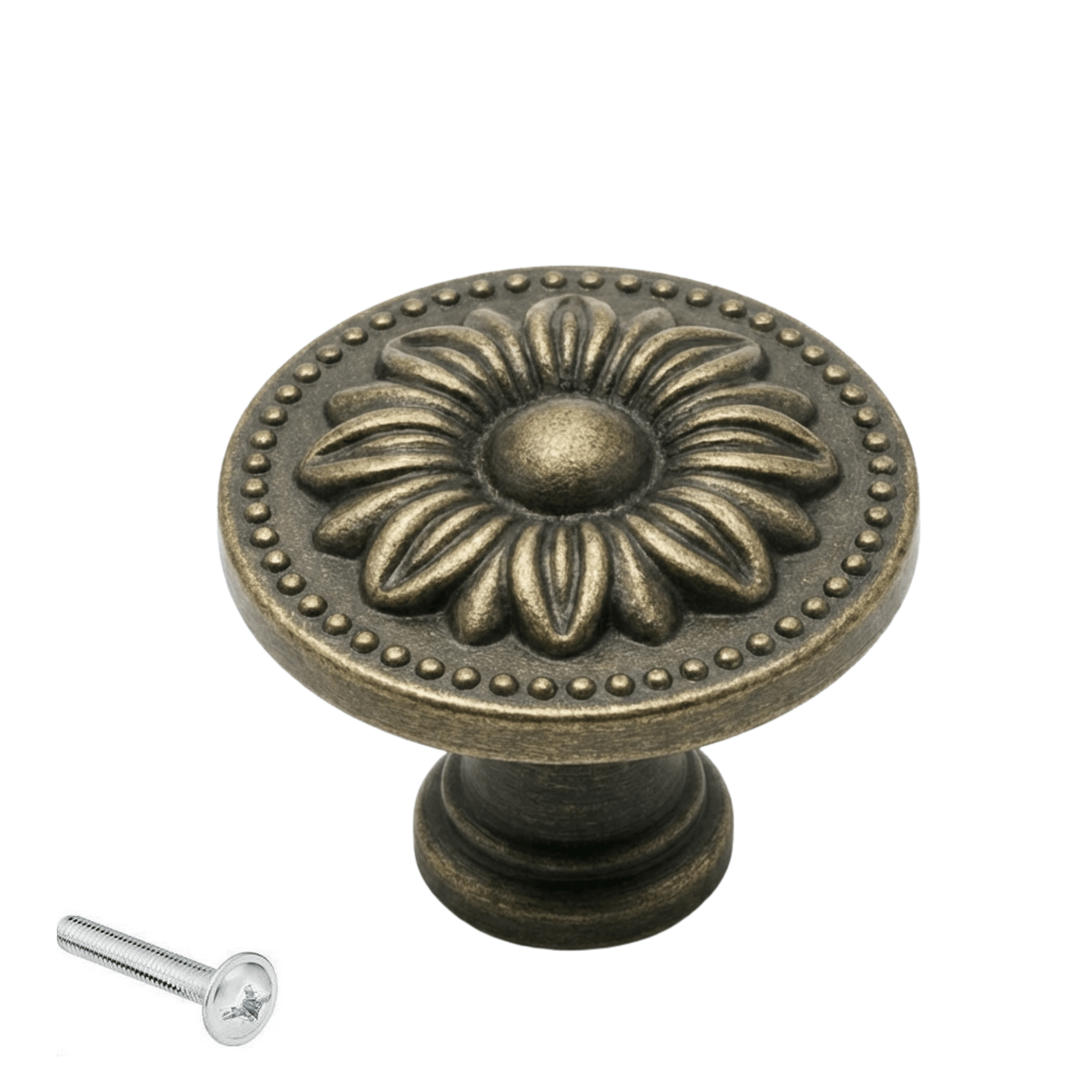 20X Meubelknop 31mm Brons – Orleans - BY MJM - GMJ96-20