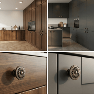 20X Meubelknop 31mm Brons – Orleans - BY MJM - GMJ96-20