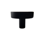 Deurknop Circle 40 mm Knop Rond Zwart