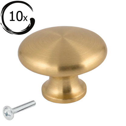 10X Deurknop 27mm Goud – Macon