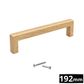 10X Handgreep 192mm RVS Eiken Look – Hickory