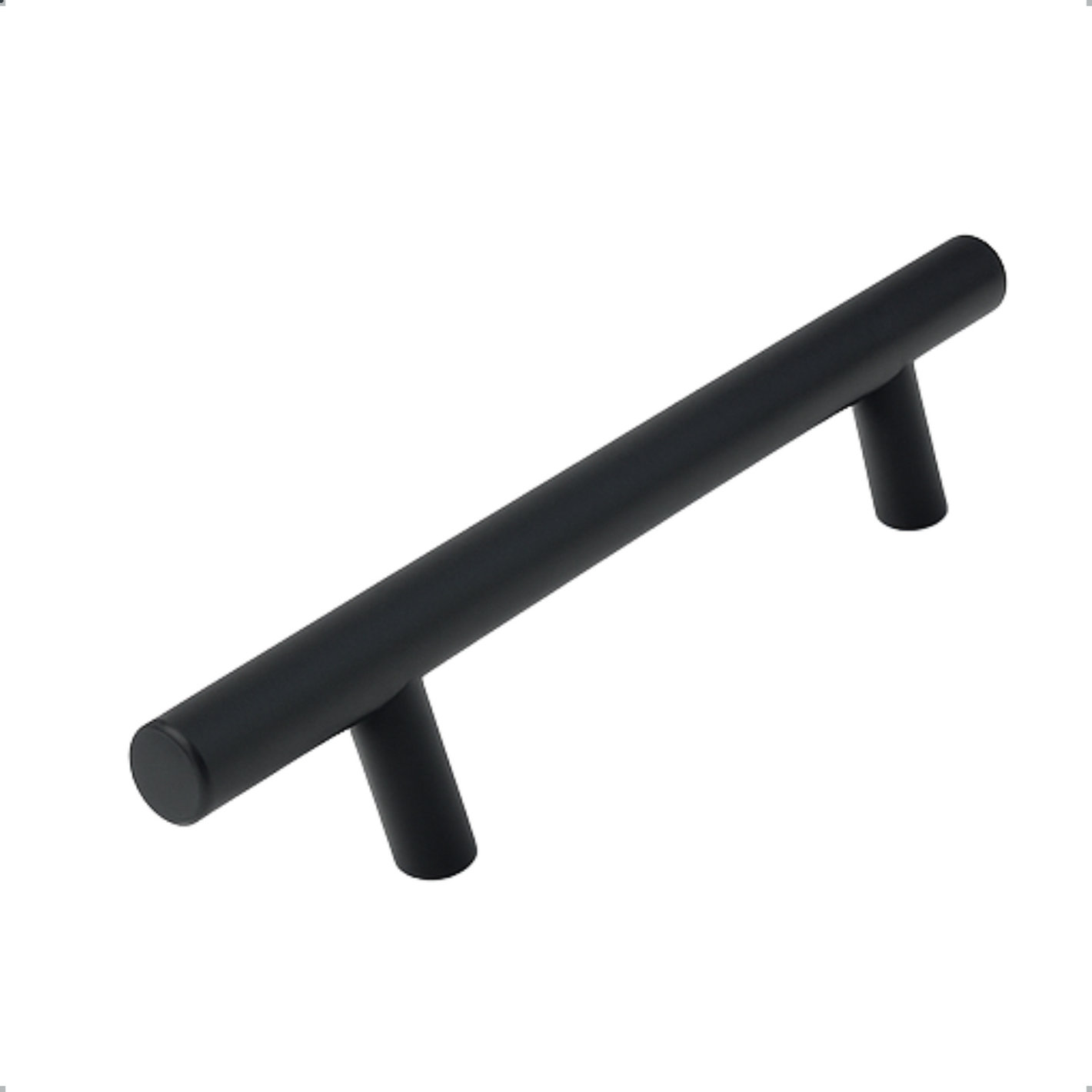 Handgreep Denver 128 mm RVS Zwart