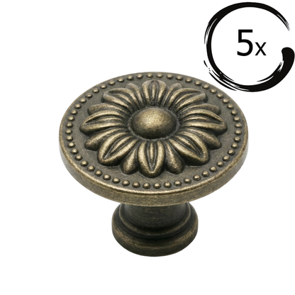 20X Meubelknop 31mm Brons – Orleans