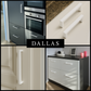 Handgreep Dallas 128 mm RVS Wit