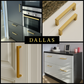 Handgreep Dallas 128 mm RVS Goud