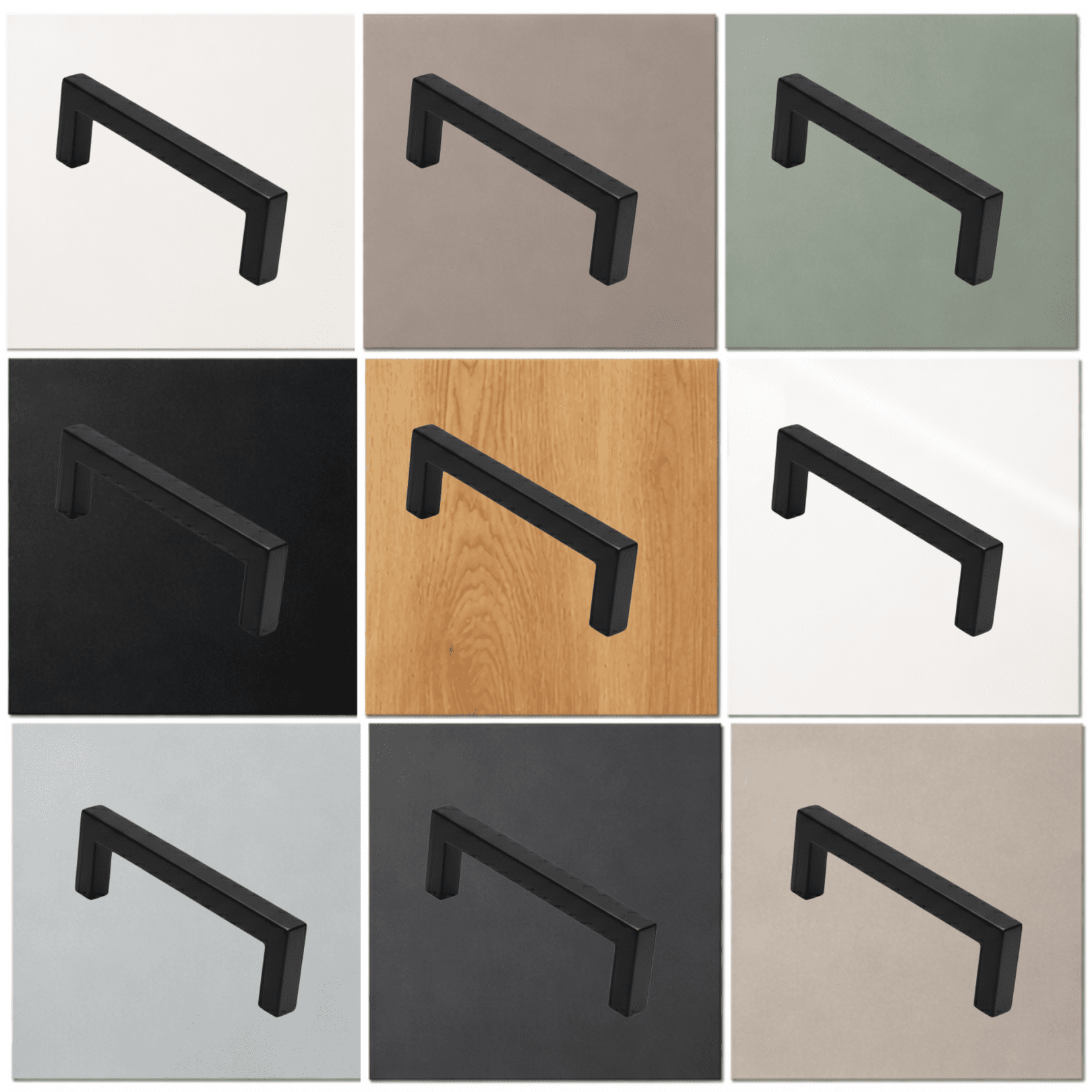 5X Handgreep 192mm RVS Zwart – Dallas - BY MJM - GMJ29-5