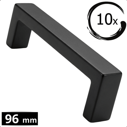 5X Handgreep 96mm RVS Zwart – Atlanta - BY MJM - GMJ55-5