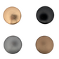 Deurknop Macon 27 mm Brons
