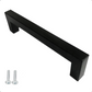 Handgreep Dallas 224 mm RVS Zwart